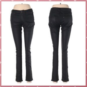 h&m leather-look jeans